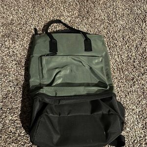 Green and Black Womens Backpack